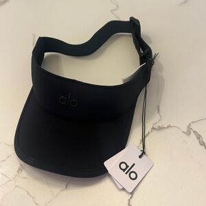 Alo Black Visor Hat